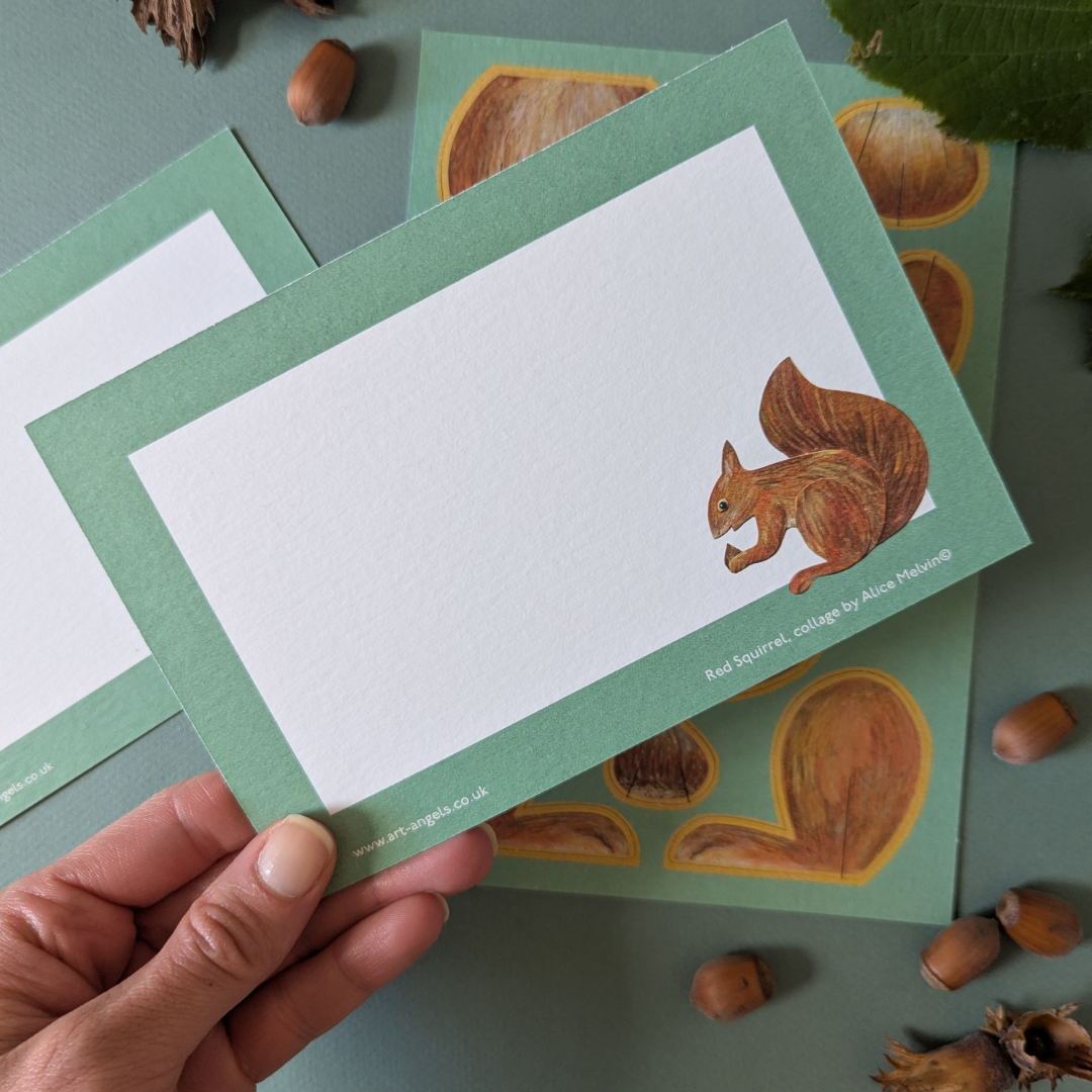 Carte en forme d'Écureuil - Alice Melvin