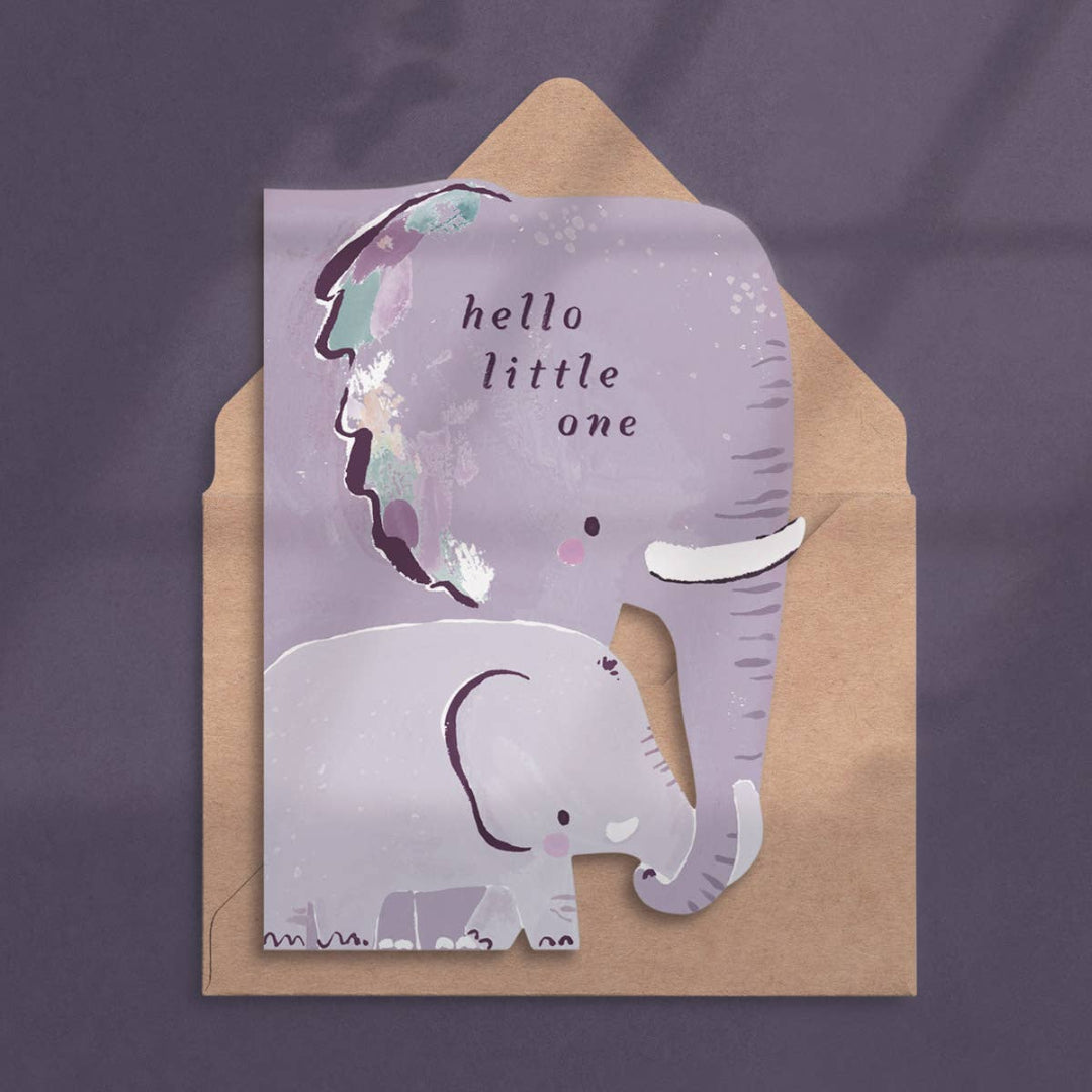 Carte Bébé Éléphant Sister Paper Co