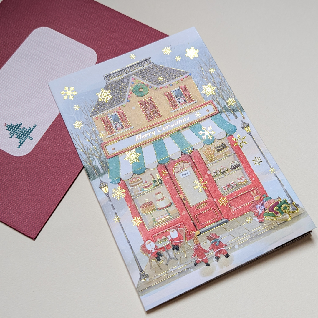 Carte Pâtisserie de Noël