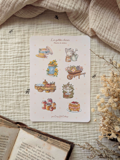 Planche de Stickers Les Petites Choses Cosy Del Cottage