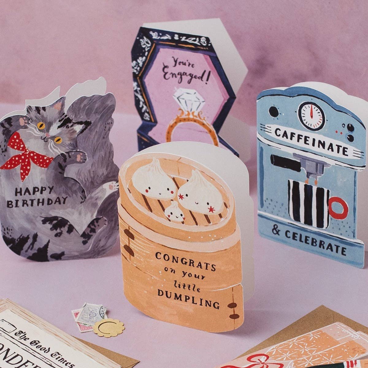 Carte de naissance Dumpling Sister Paper Co.
