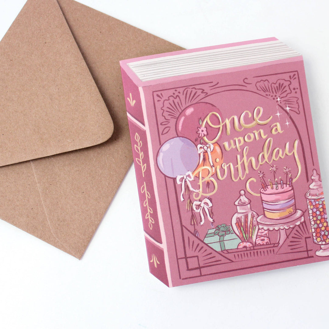 Carte d’Anniversaire " Once Upon a Birthday " - Inklings Paperie