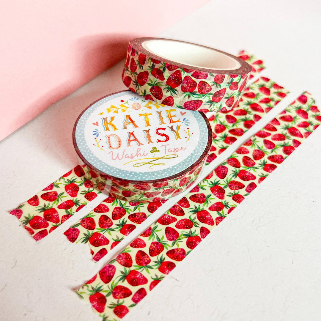 Masking Tape Fraises Katie Daisy