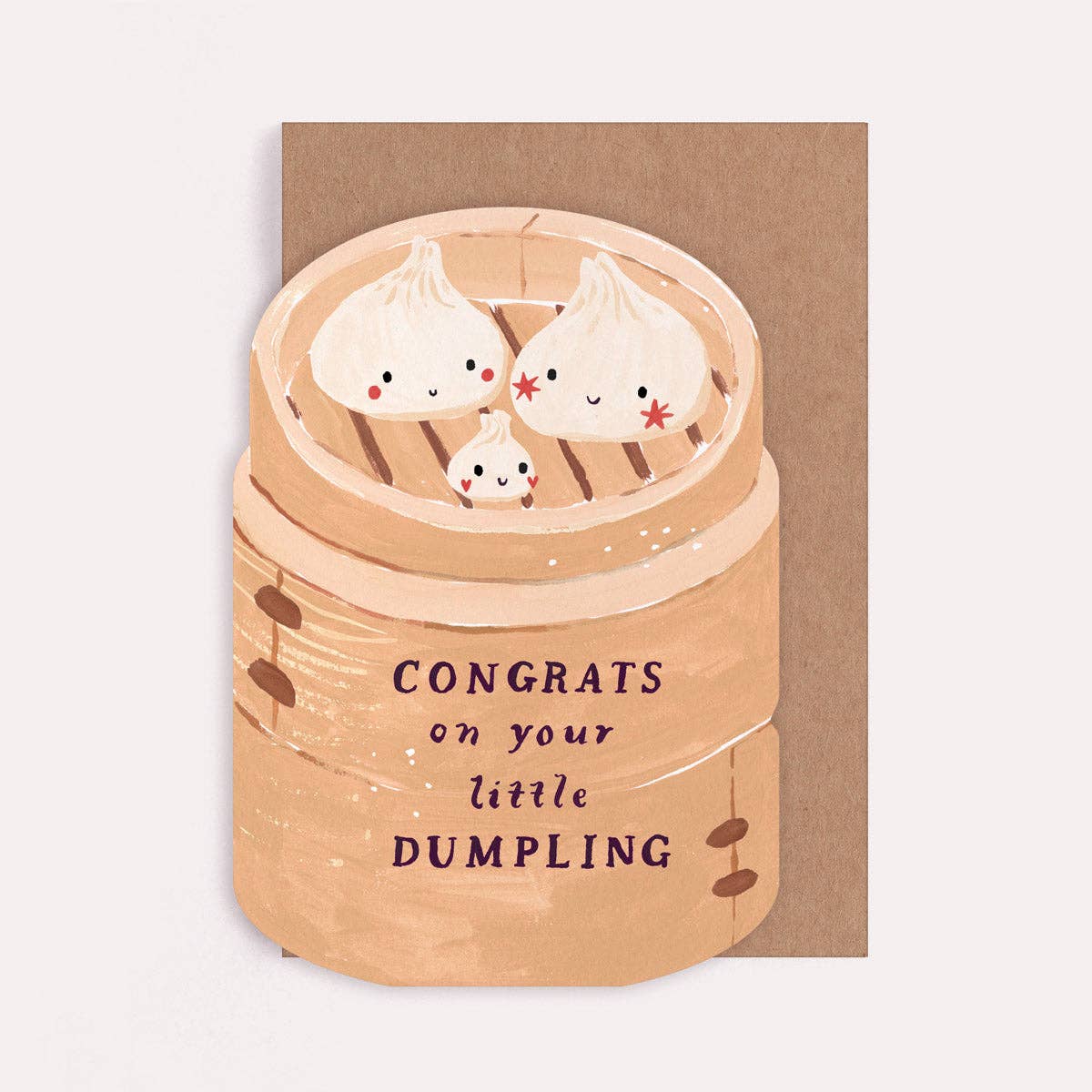 Carte de naissance Dumpling Sister Paper Co.