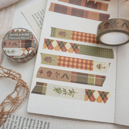 Masking Tape Patchwork d’Automne n°2 Note & Wish