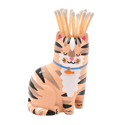Petit Pot à Crayons/Allumettes en Forme de Chat