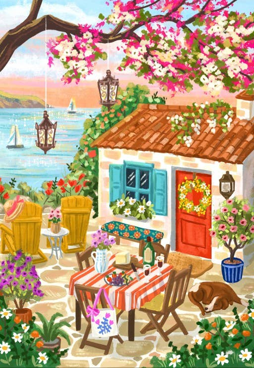 Puzzle 1000 Pièces Vacances en Bord de Mer