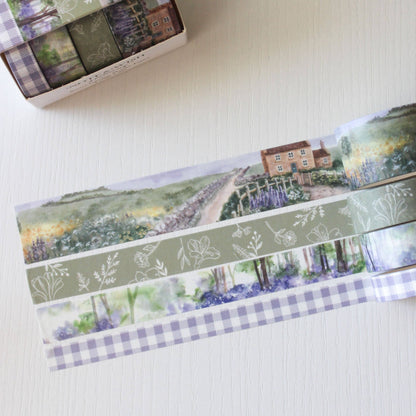 Lot de 4 Masking Tapes Jardin Secret Note & Wish