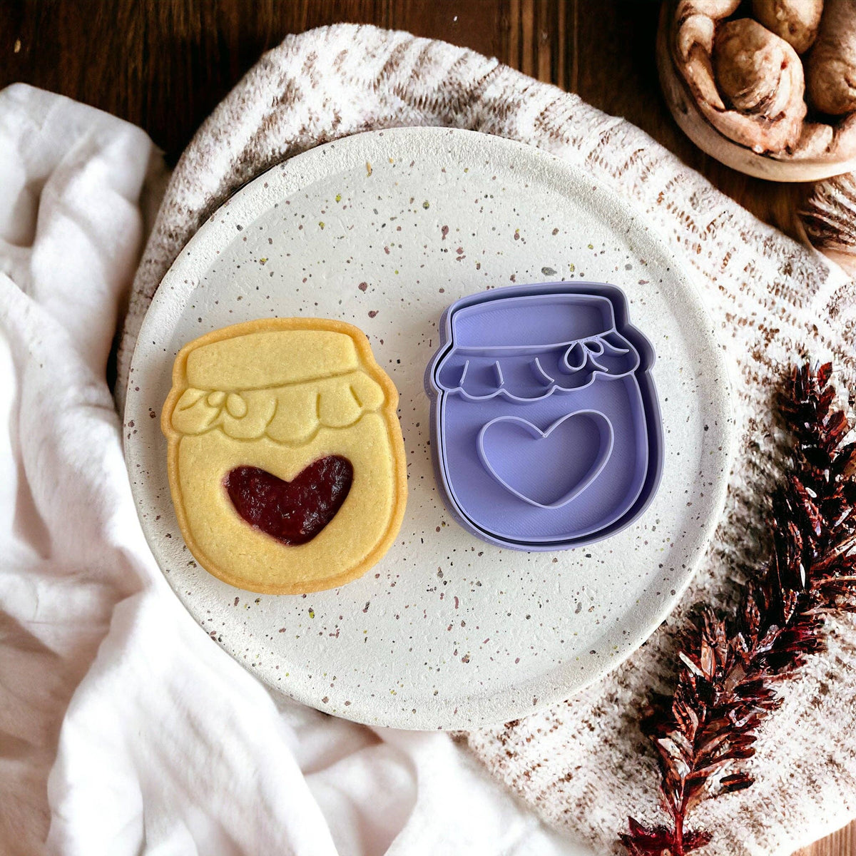 Emporte-pièce Pot de Confiture - Uniberry 3D