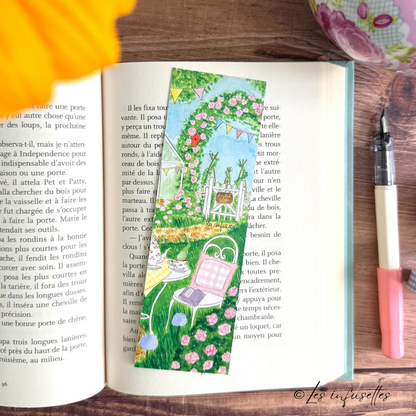 Marque Page Afternoon tea au jardin Les infusettes