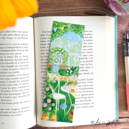 Marque Page Afternoon tea au jardin Les infusettes