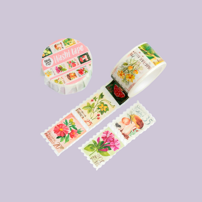 Masking Tape Timbres Botaniques - The Wild Pencil