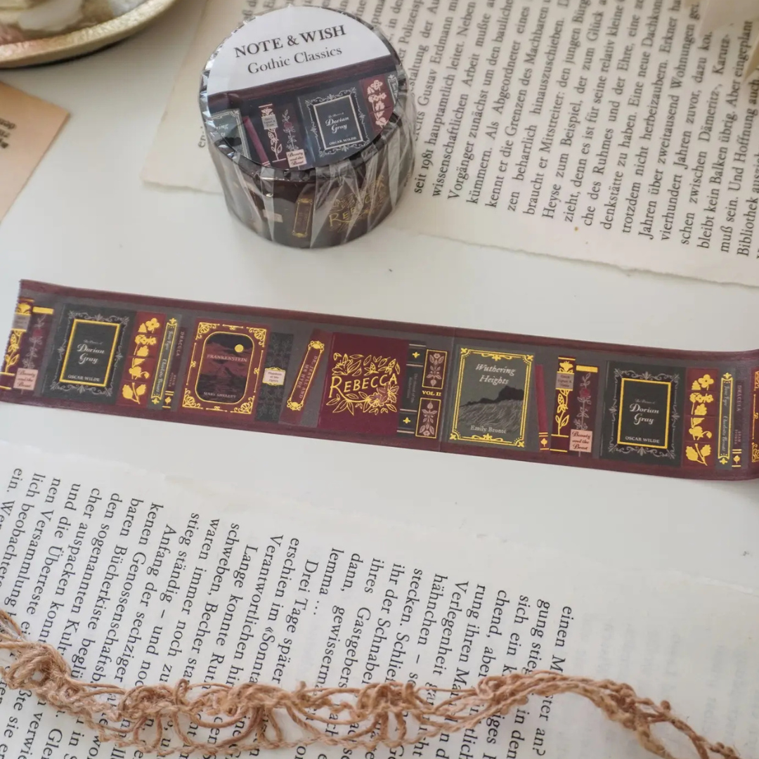 Masking Tape Les Grands Classiques de la Littérature Gothique Note & Wish