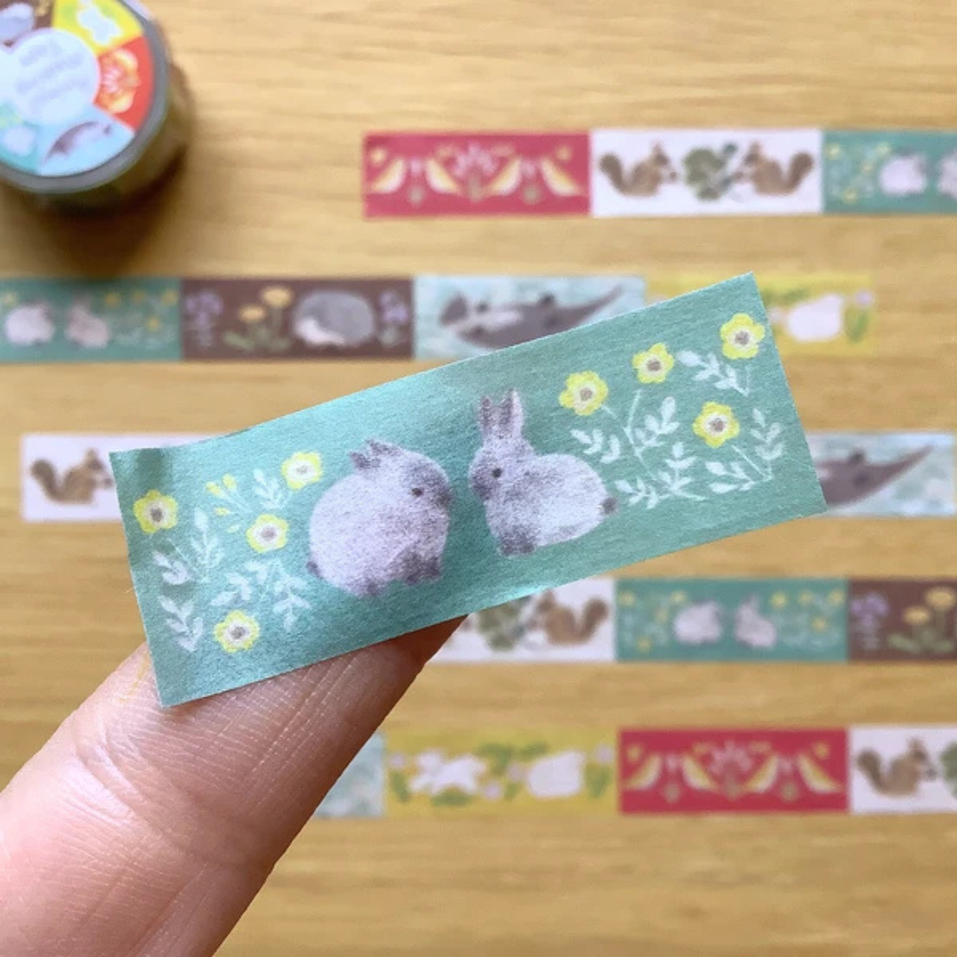 Masking Tape Petits Animaux 4legs