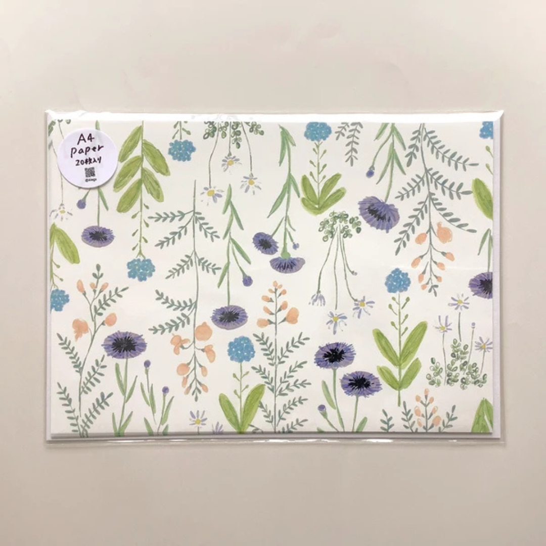 Ensemble de 20 Feuilles Jardin Fleuri 4legs