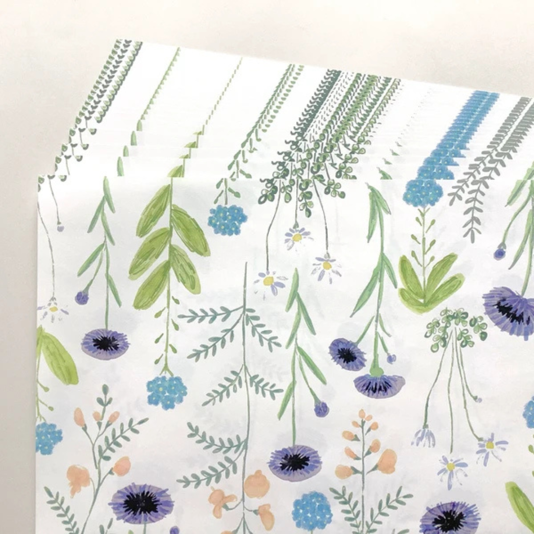 Ensemble de 20 Feuilles Jardin Fleuri 4legs