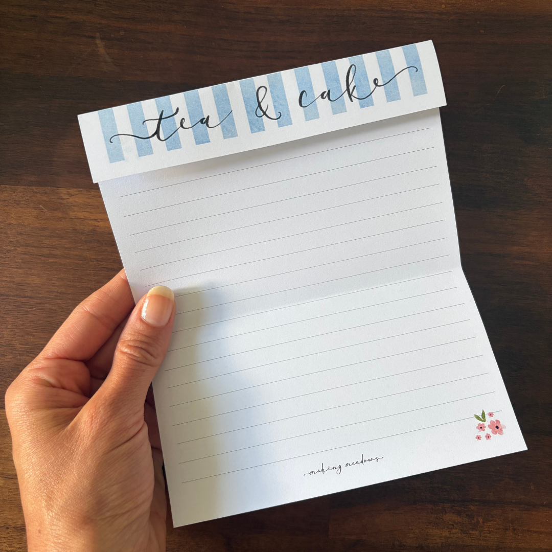 Coffret Papier à lettres Tea & Cake