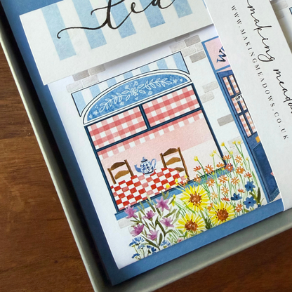 Coffret Papier à lettres Tea & Cake