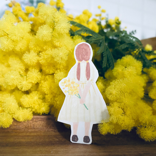 Pochette Stickers Floraison Jaune Mind Wave