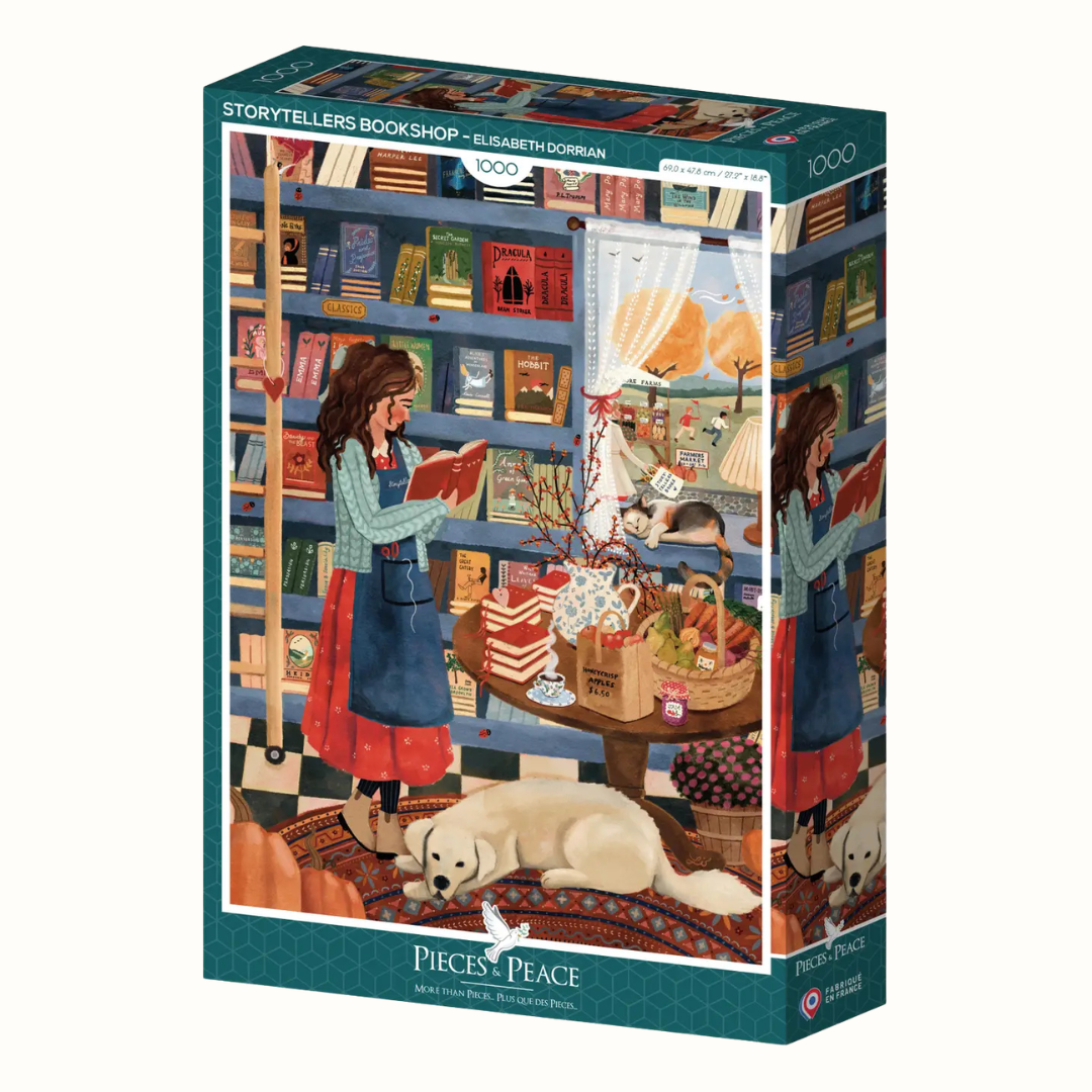 Puzzle 1000 Pièces La Librairie - Pieces & Peace