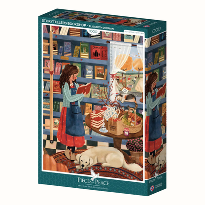 Puzzle 1000 Pièces La Librairie - Pieces & Peace