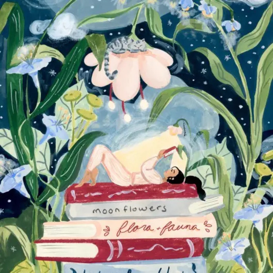 Puzzle 500 pièces Lecture au Clair de Lune - Pieces & Peace