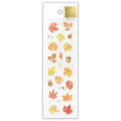 Stickers Feuilles d’automne dorées - Nb Co. Japan
