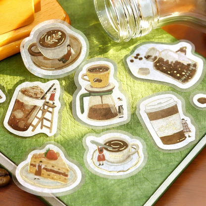 Pochette 45 Stickers Histoire autour d'un Café