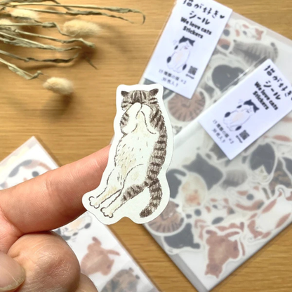 Stickers We Love Cats 4legs