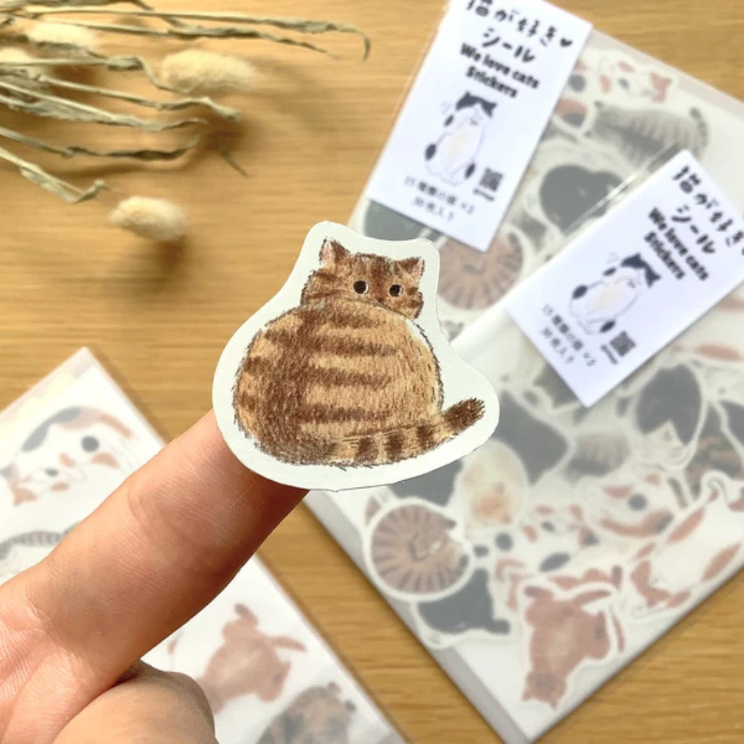 Stickers We Love Cats 4legs
