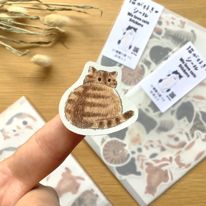 Stickers We Love Cats 4legs