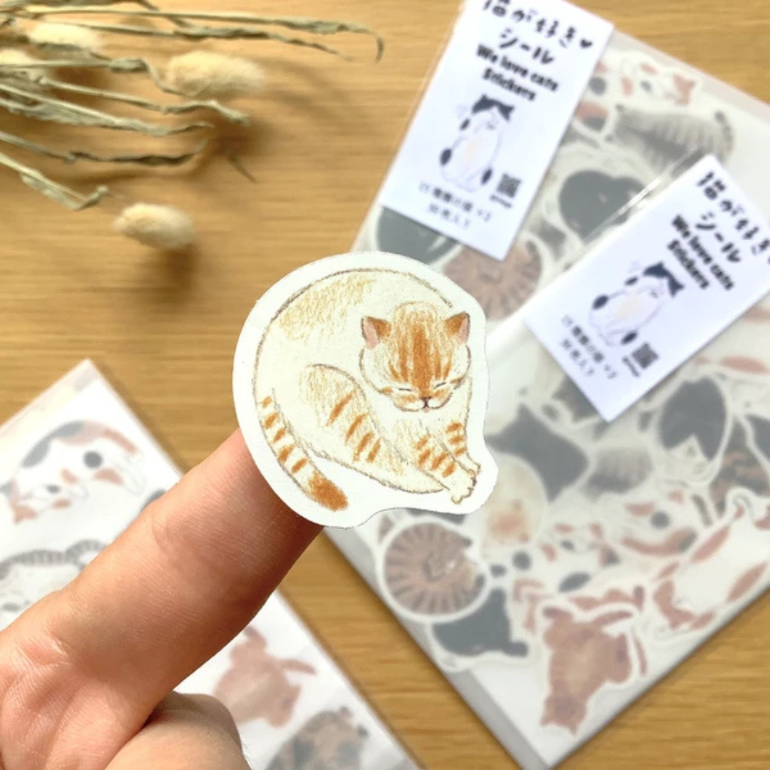 Stickers We Love Cats 4legs