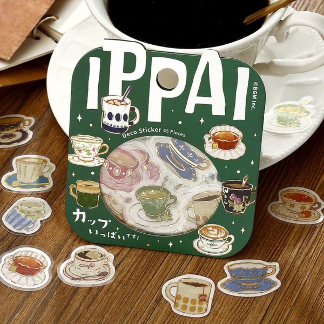 Pochette 45 Stickers Pause Café & Thé