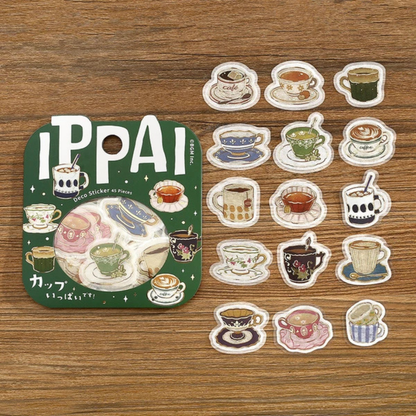 Pochette 45 Stickers Pause Café & Thé