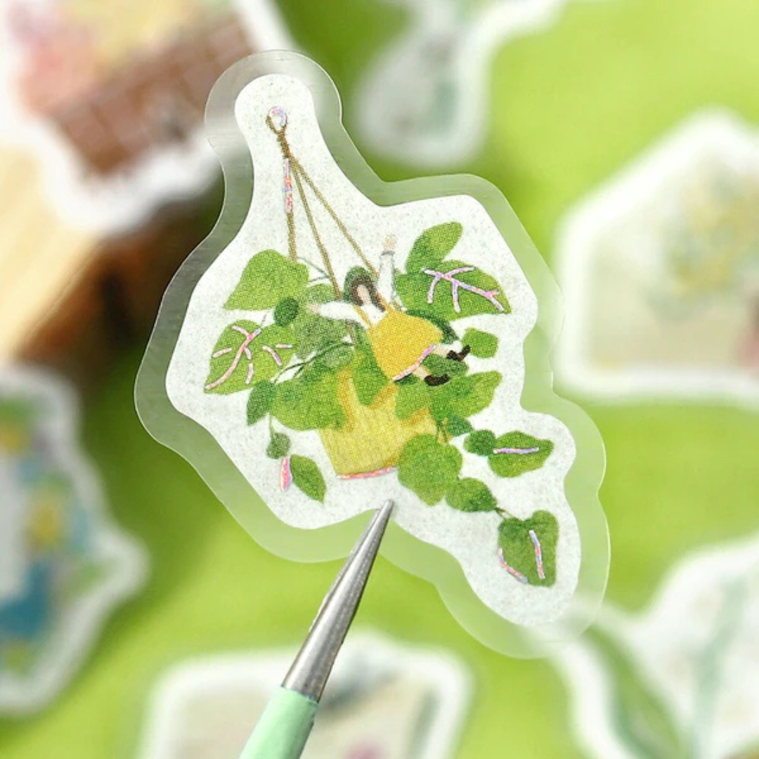 Pochette 45 Stickers Histoire dans le Jardin