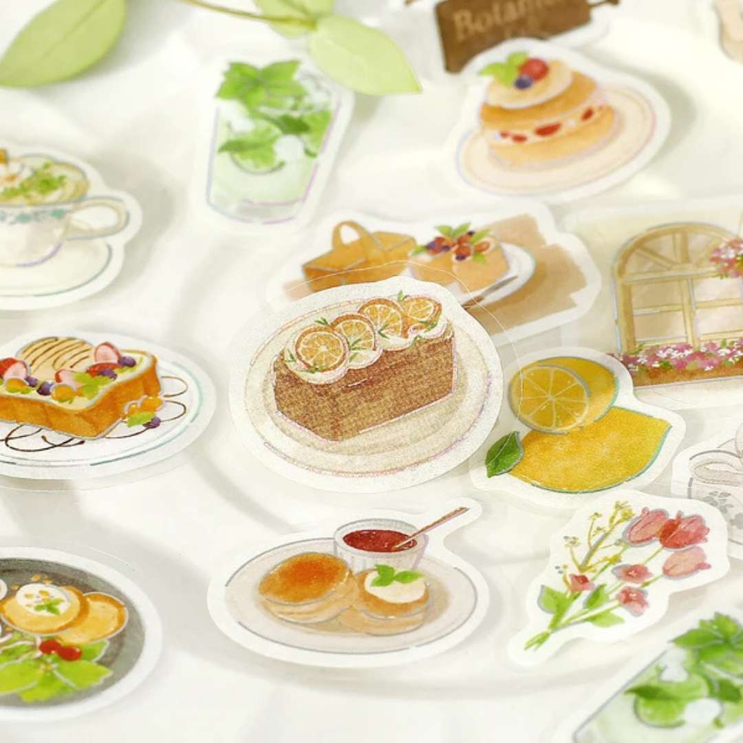 Pochette 45 Stickers Botanical Café