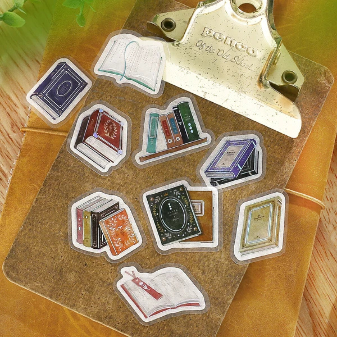 Pochette 45 Stickers Livres Anciens