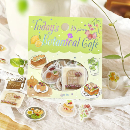 Pochette 45 Stickers Botanical Café