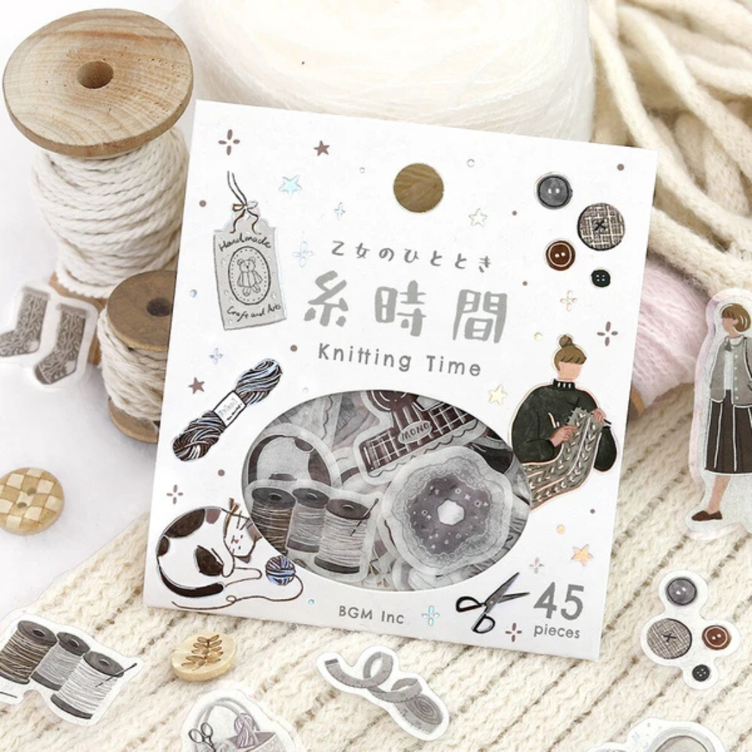 Pochette 45 Stickers Tricot & Petits Ouvrages