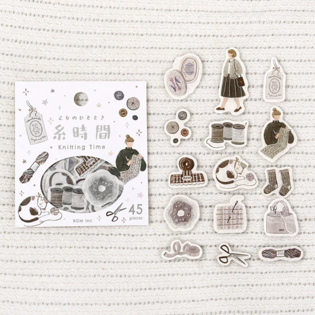 Pochette 45 Stickers Tricot & Petits Ouvrages