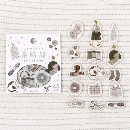 Pochette 45 Stickers Tricot & Petits Ouvrages