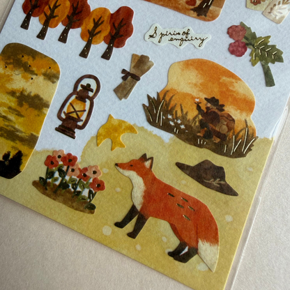 Planche de Stickers Balade d'Automne Mind Wave