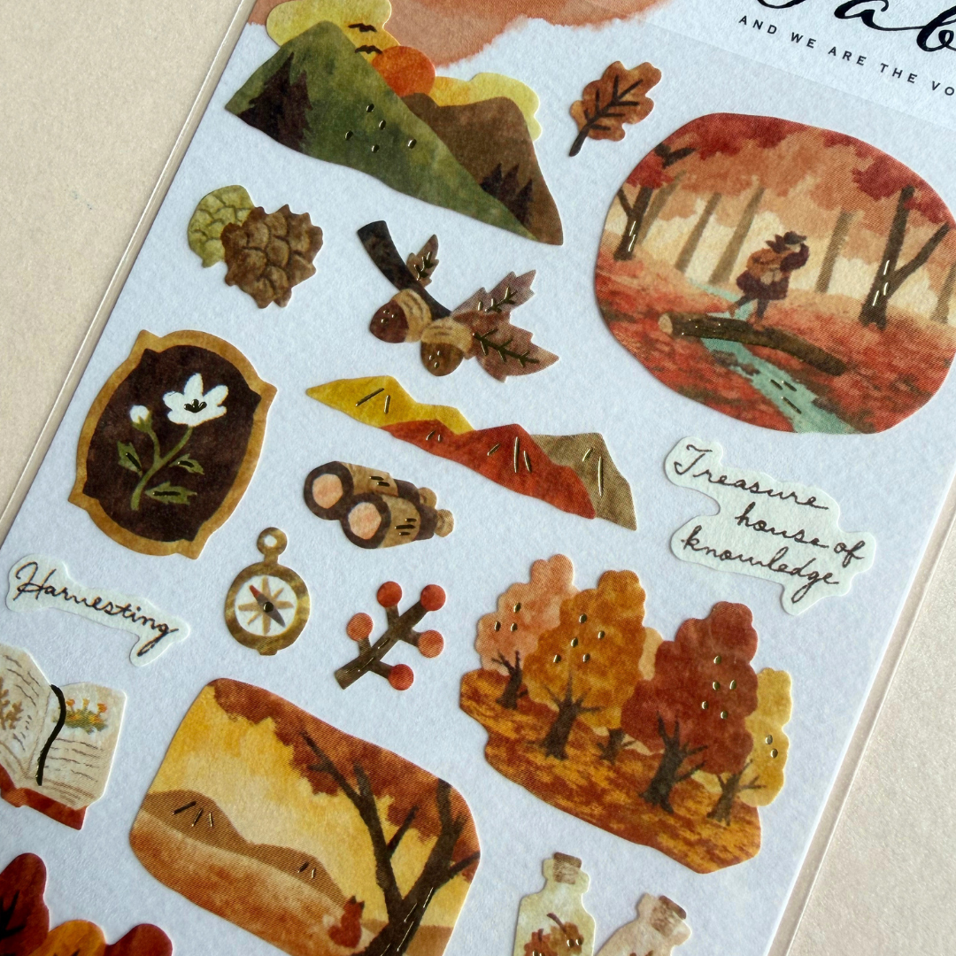 Planche de Stickers Balade d'Automne Mind Wave