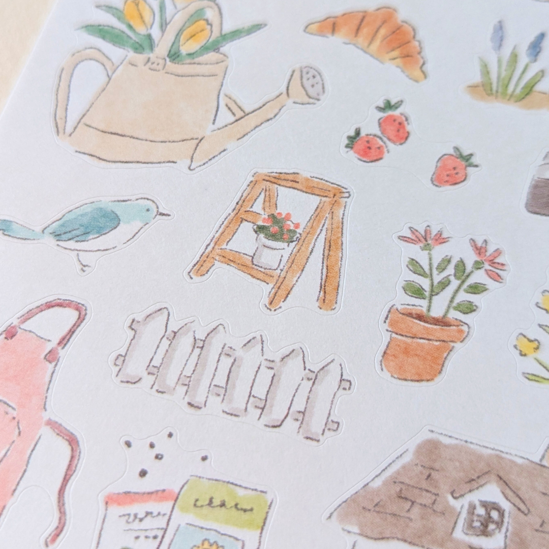 Planche de Stickers Après-Midi au Jardin Mind Wave