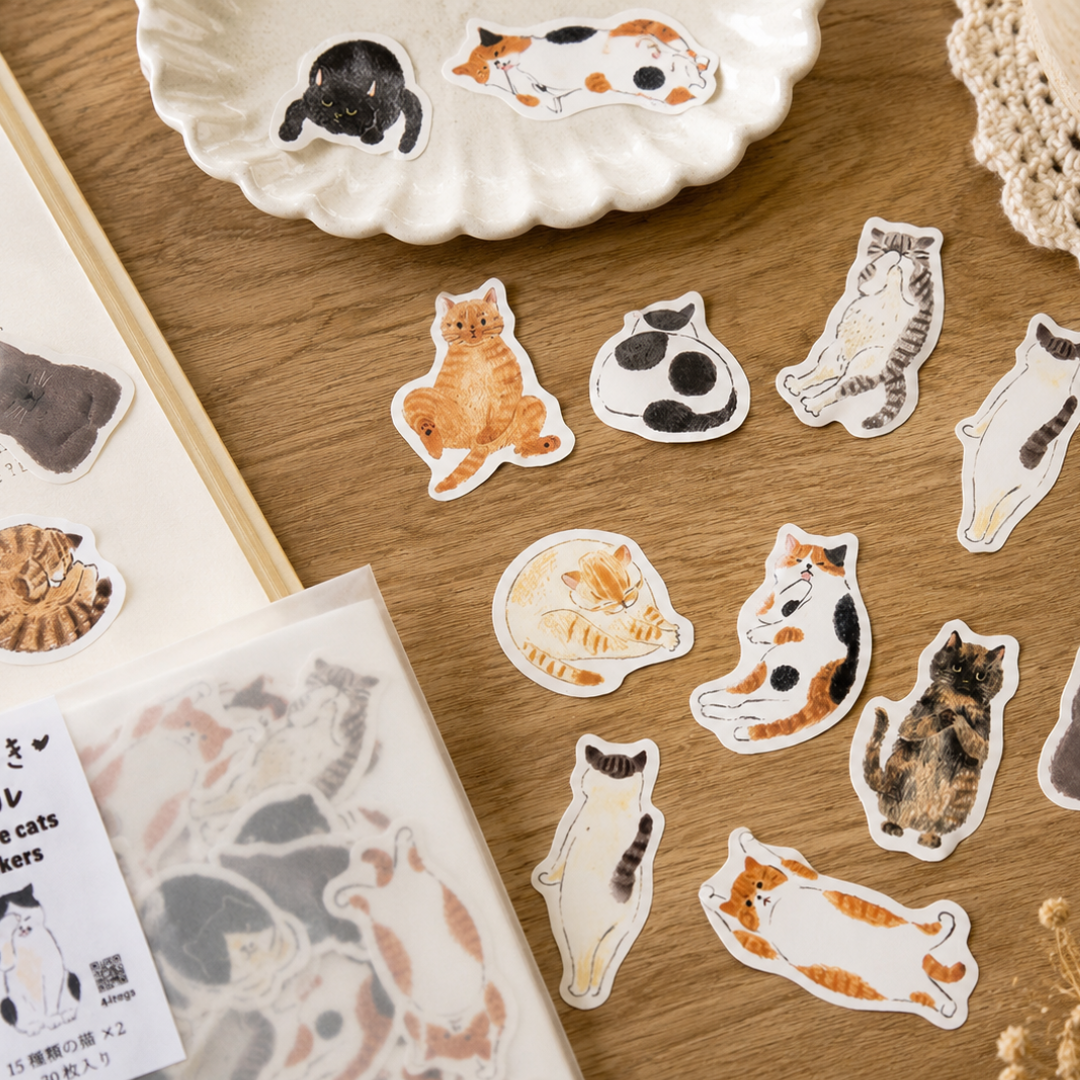 Stickers We Love Cats 4legs