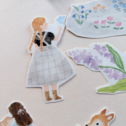 Pochette Stickers Biches et Lilas Mind Wave