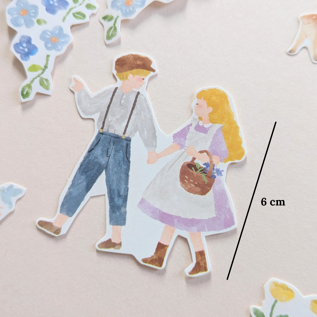 Pochette Stickers Biches et Lilas Mind Wave