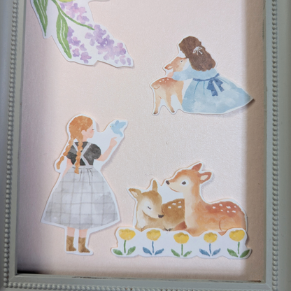 Pochette Stickers Biches et Lilas Mind Wave