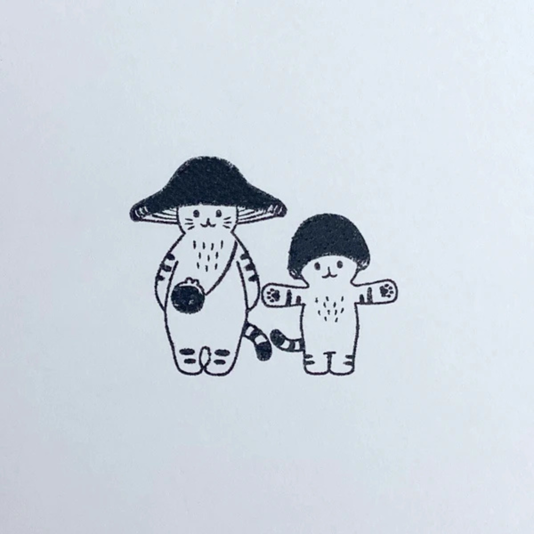 Tampon Duo Chat Champignon 4legs