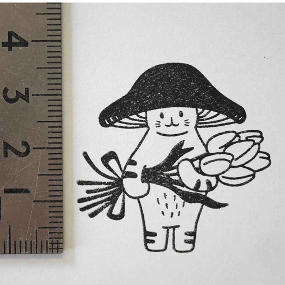 Tampon Chat Champignon Bouquet de Fleurs 4legs